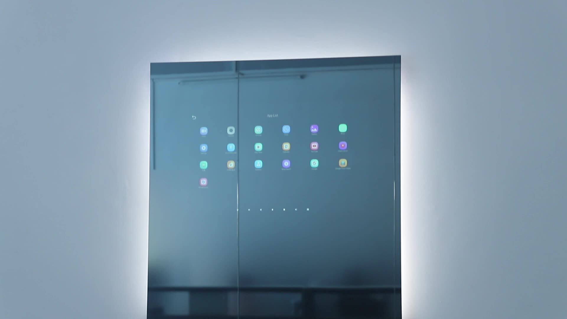 Customized Ip65 Waterproof Bathroom Led Backlit Smart Mirror Tv Touch Screen Led Bath Smart