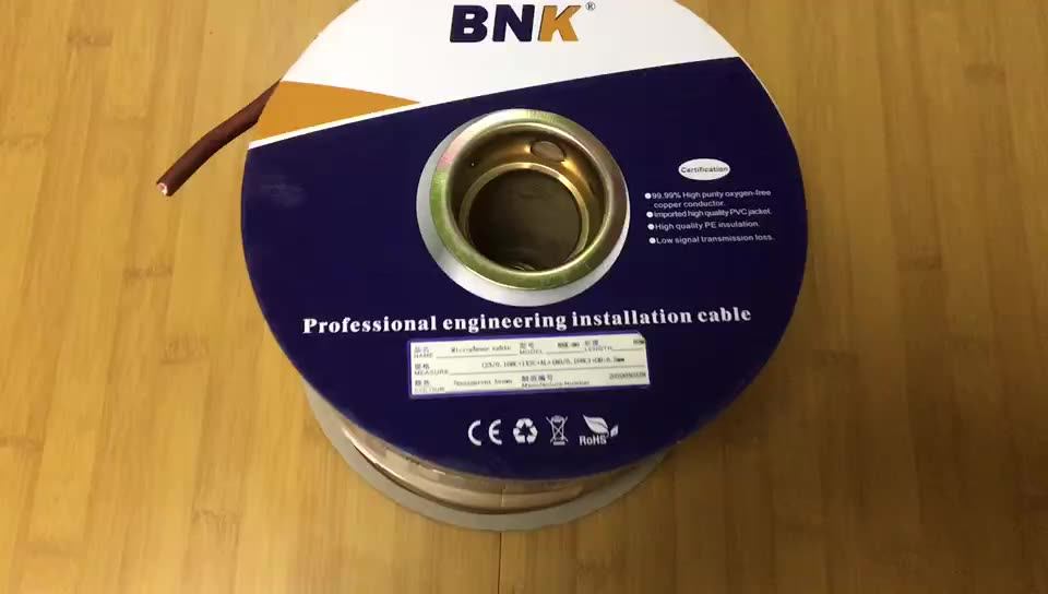 Good Quality Double Cores Ofc Copper Coiled Hifi Microphone Cable 80m