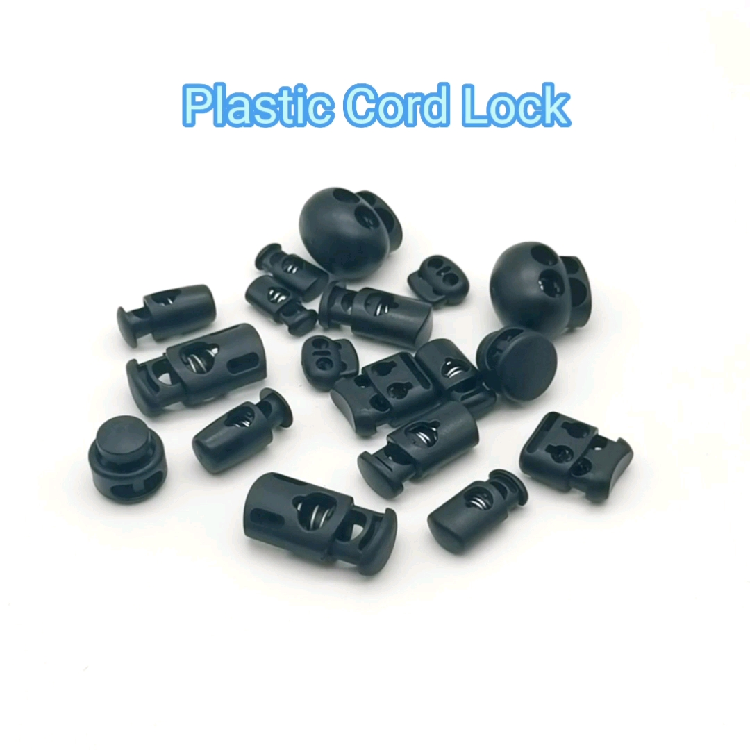 Jyk041 24.5mm Height Plastic Cord Lock Toggle Plastic Stopper,Bag String Rope Spring Stoppers