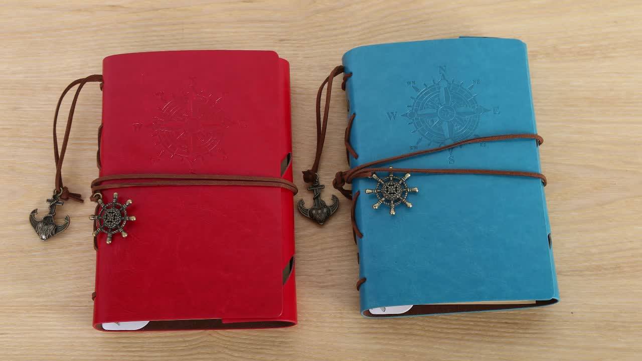 New Vintage Handmade Leather Travel Journal Notebook With Refillable