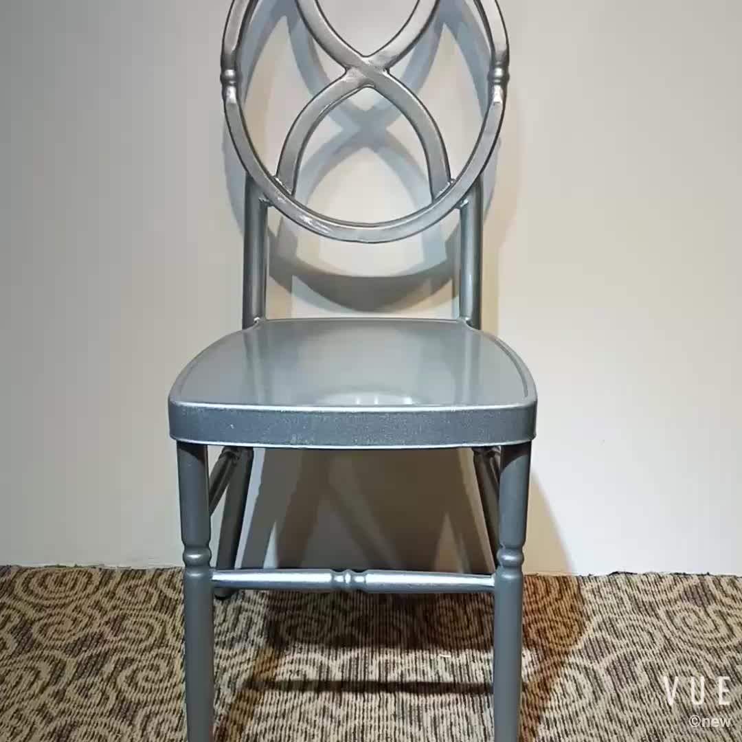 Classic French Style Wedding Furniture Round Back Aluminum Phoenix