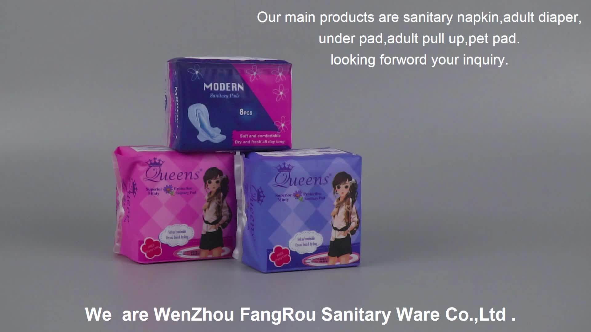 Disposable Female Menstrual Cotton Sanitary Napkins/women Sanitary Pad