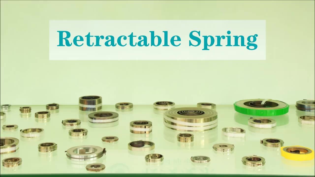 Constant Force Spiral Torsion Springs With 3.9n Force For Retractable