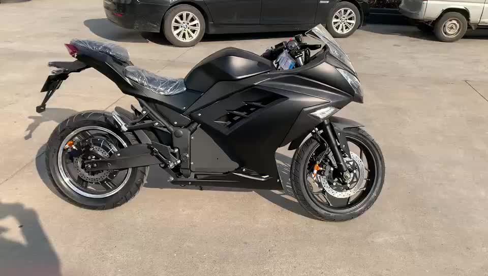 Electric Motorcycle 8000w Top Speed 120km/h With Pedals Racing