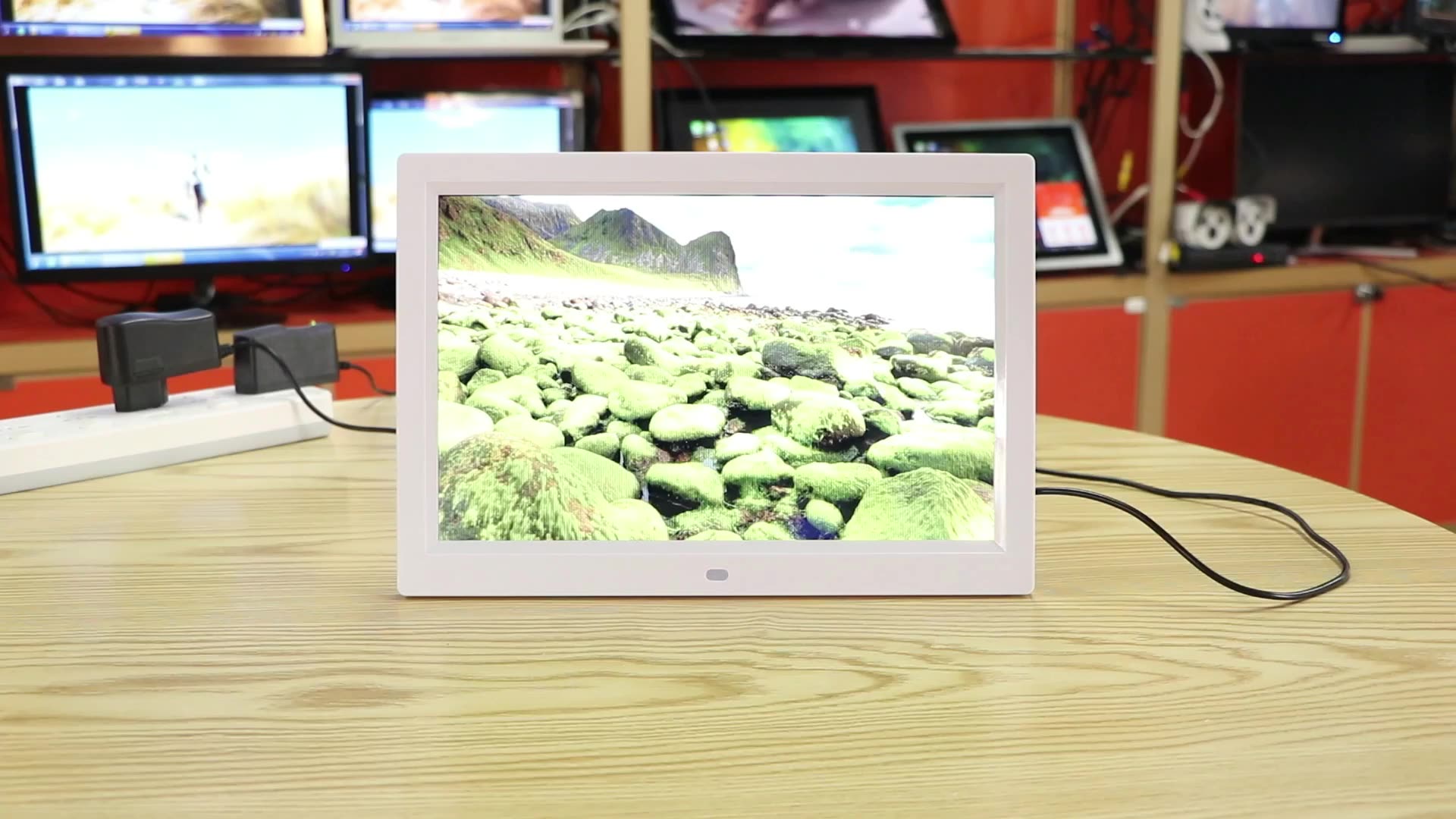 Digital Photo Frame 10 Inch Ips Touch Screen Android Lcd Advertising