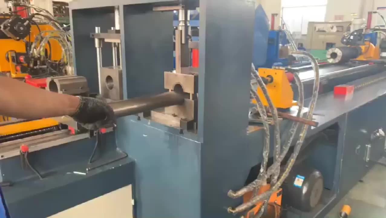 Hydraulic Round Pipe Notcher Arc Punching Square Tube Notching Machine
