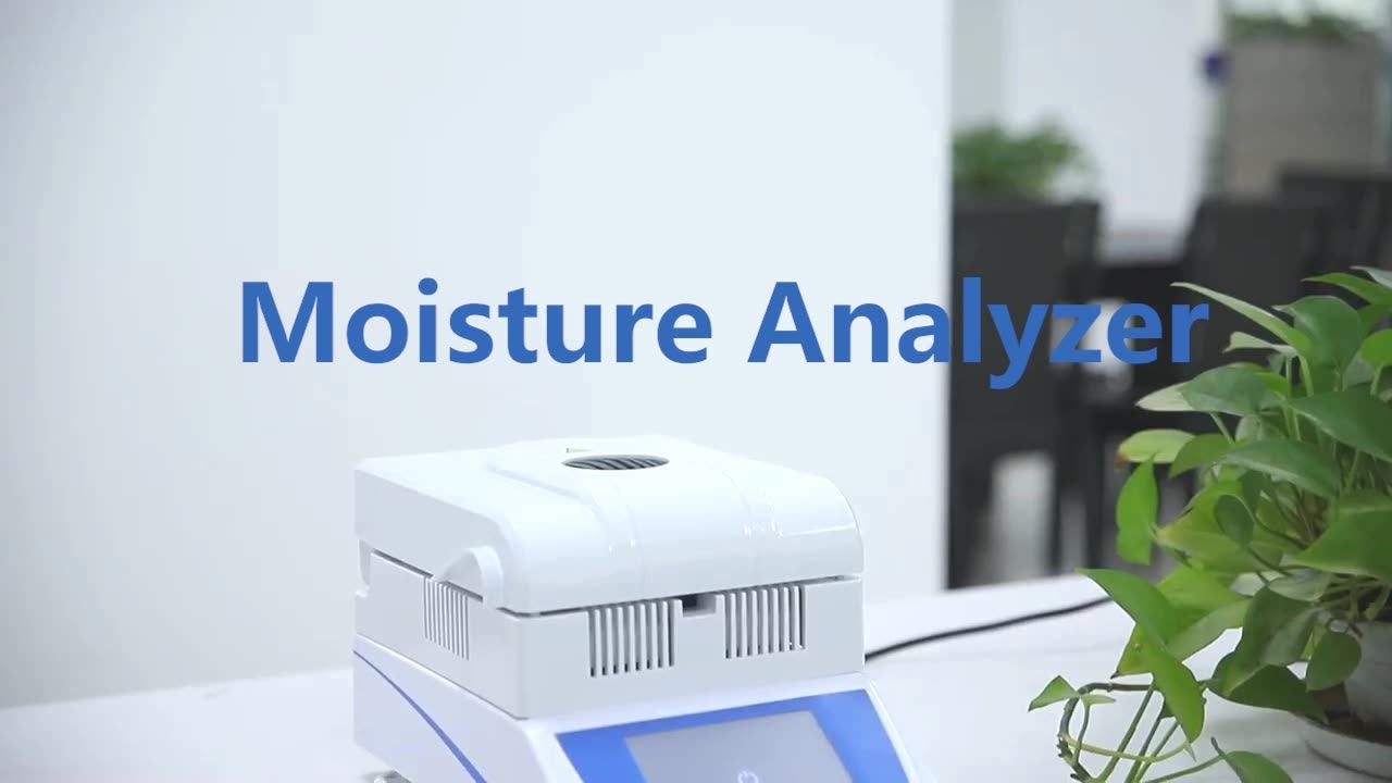 Nvk Grain Moisture Tester 0.001g Medical Food Automatic Digital Solid Moisture Analyzer Halogen