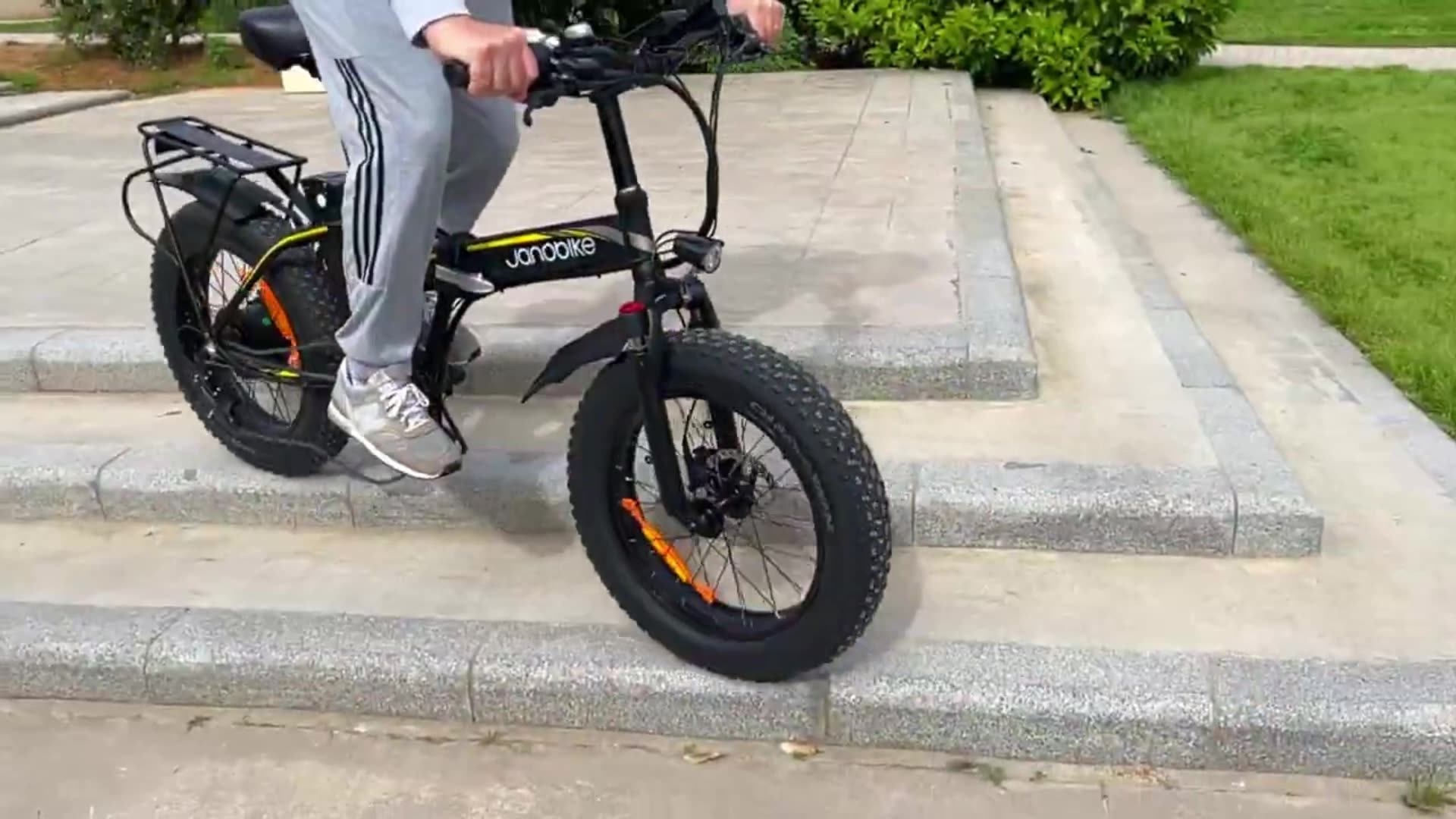 Janobike Good Selling E20 Ebike 48v 1000w Motor Folding Fat Bike For