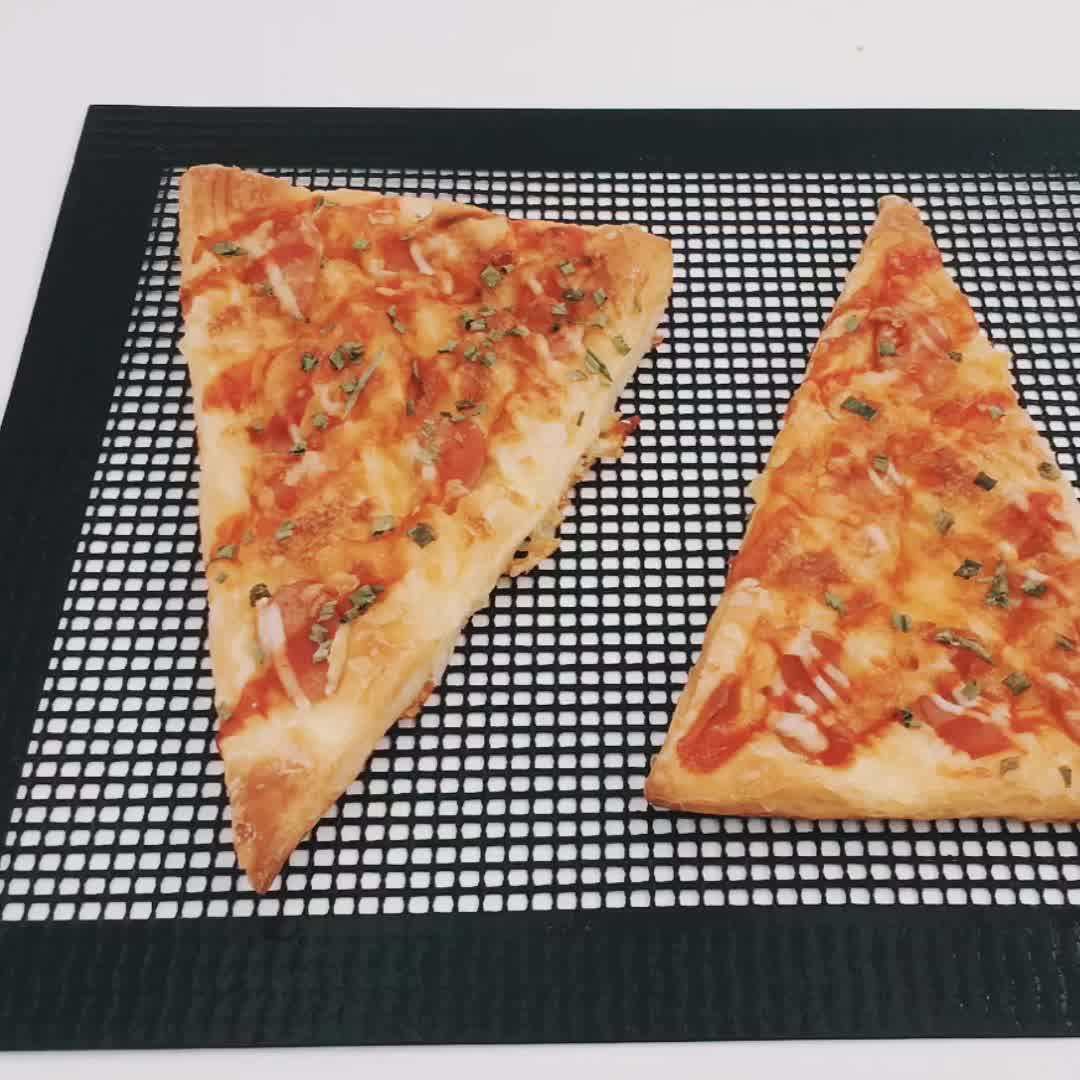 Easy Clean Microwave Pizza Tray Bbq Cooking Kitchen Accessories Sheet
