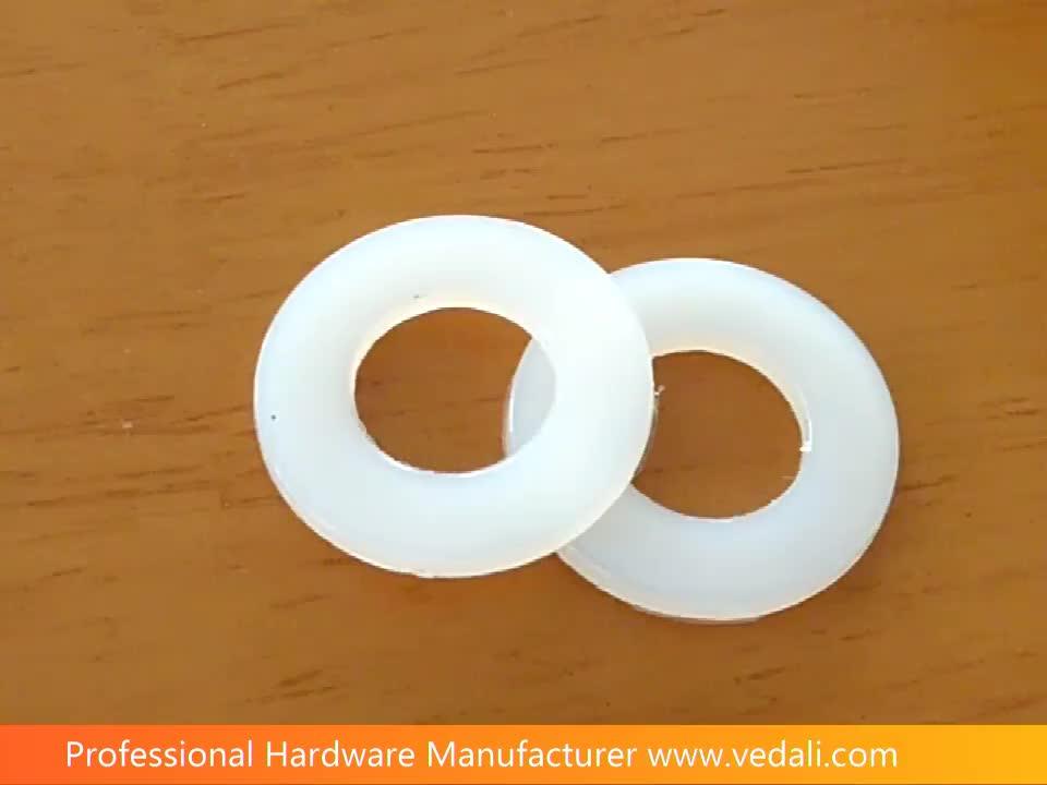 Custom Nylon Plastic Flat Washers For Shaft Bolts Fastener Standard