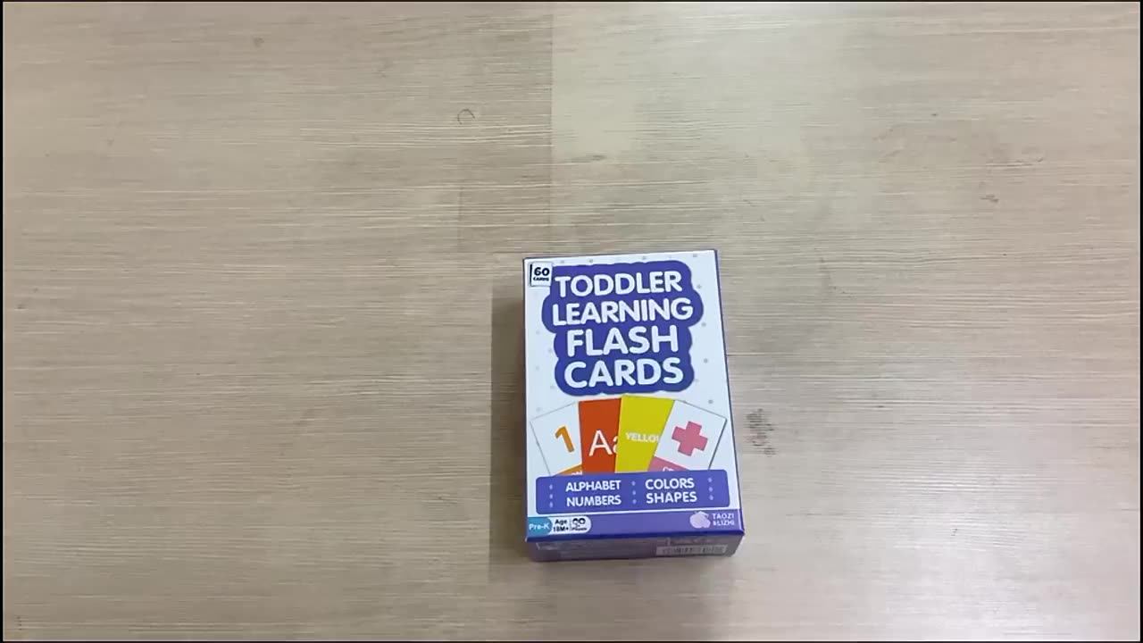 Wholesale Custom Flash Cards Kids Children Printing Alphabet Cognitive