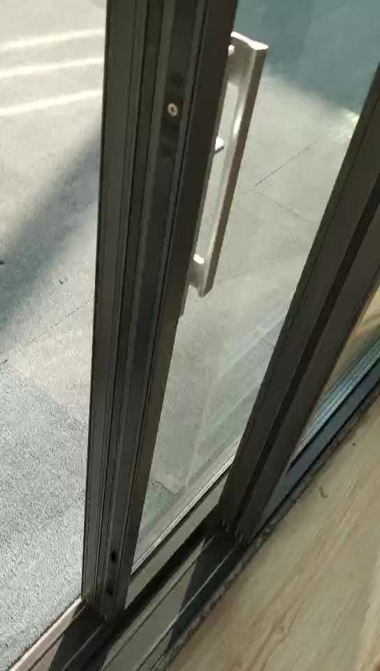 Aluminum Sliding Frameless Glass Folding Door Price - Buy Folding Door