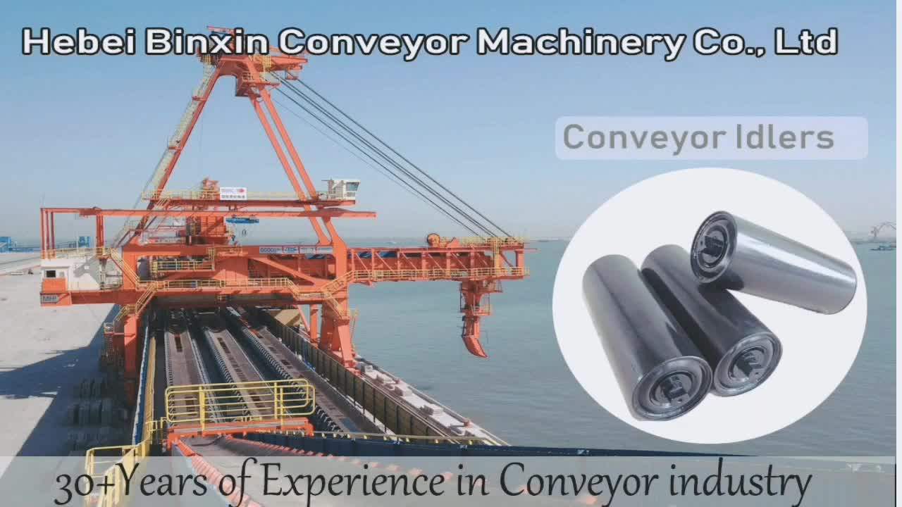Conveyor Carring Roller Price Minging Coal Conveyor Idler 25mm Dia