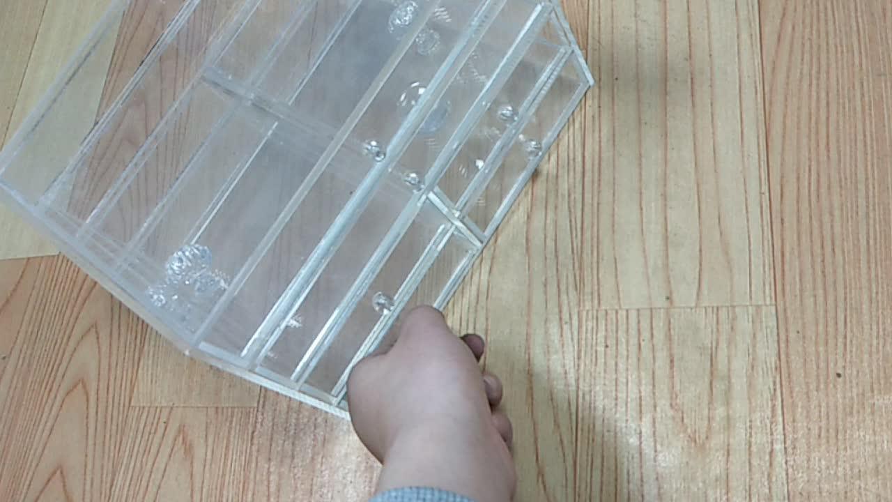 Clear Acrylic 75 Coffee Pod Organizer Lucite Coffee Pod Holder Display