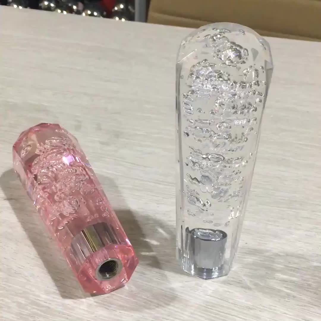 Ctagon Crystal Jdm/vip Style Bubble Shifter Shift Knob 150mm Purple