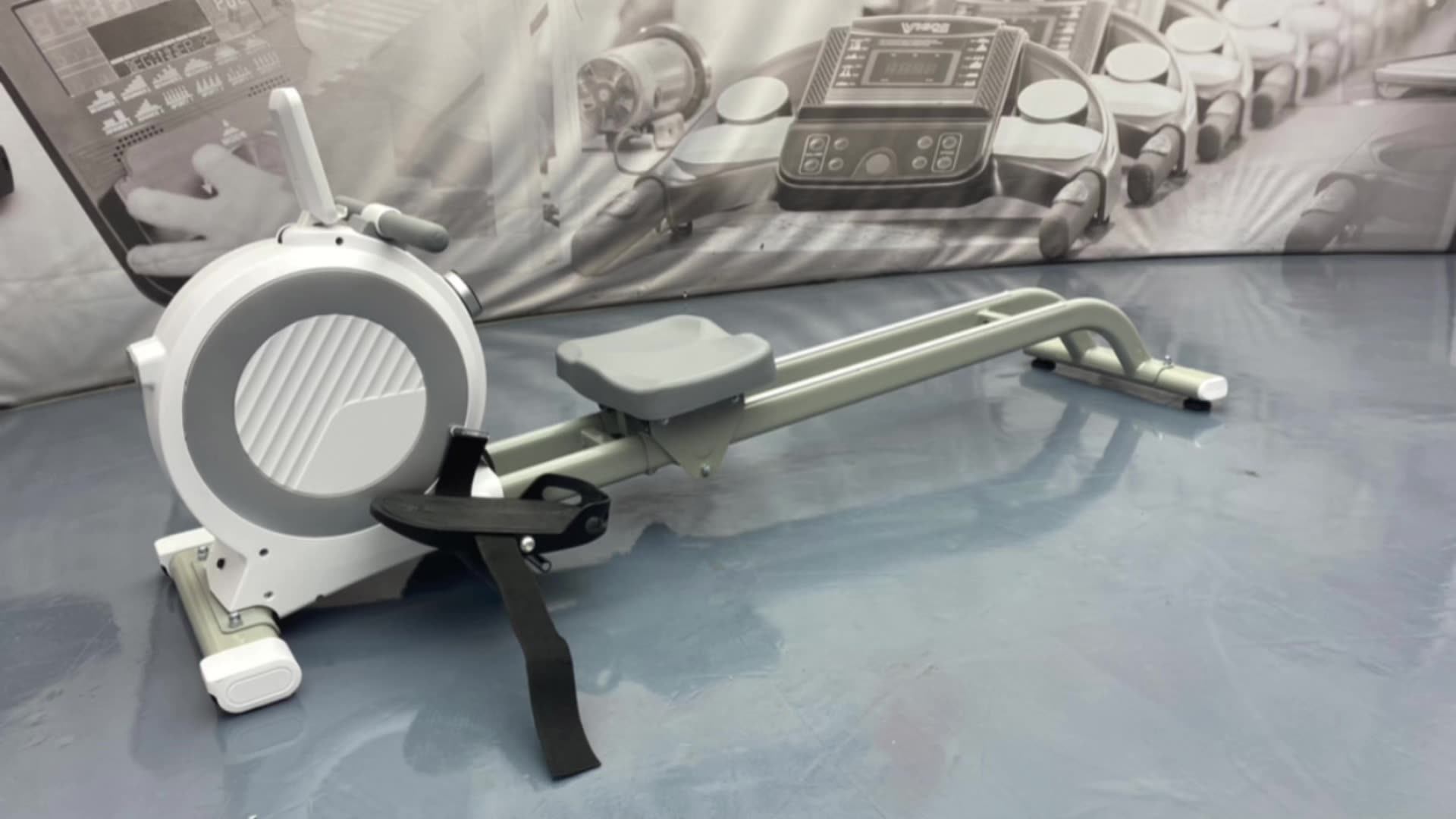 Lijiujia Commercial Rowers Air Rowing Machine For Fitness Gym Equipment