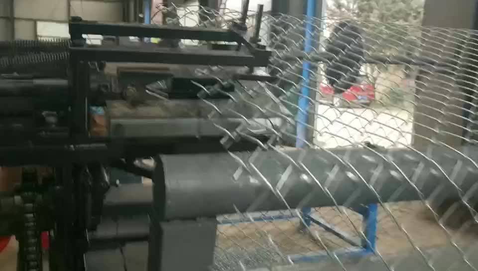 Double Wire Weaving Automatic Diamond Mesh Machine/chainlink Fencing