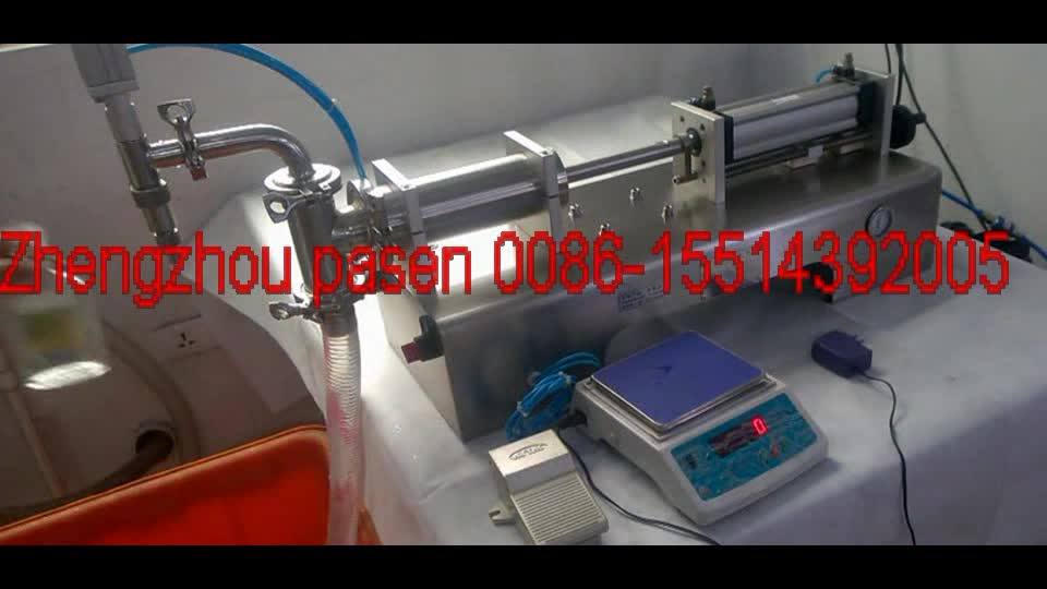Stainless Steel Manual Filling Machine Liquid / Table Top Liquid
