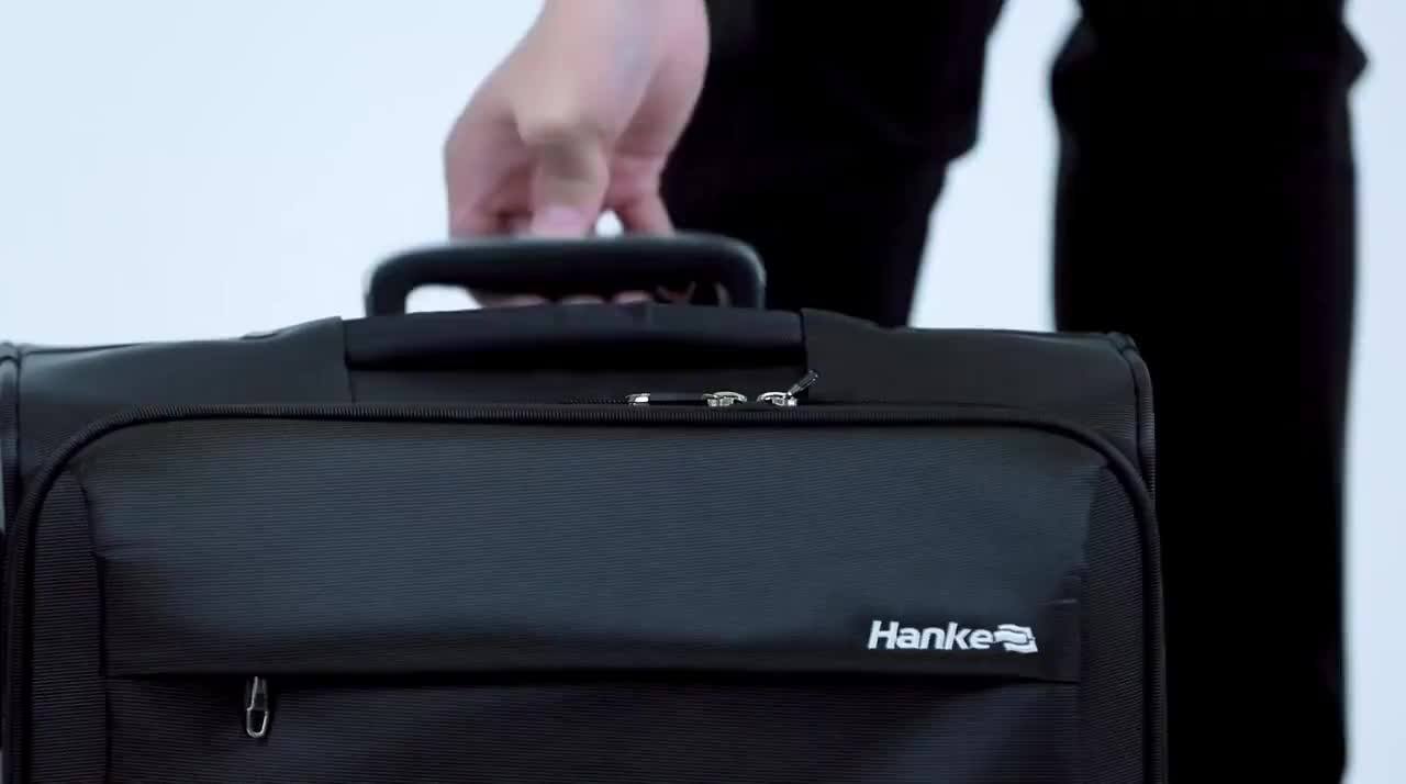 Polyester Soft Fabric Luggage Suitcase Trolley Bags Travel Suitcase