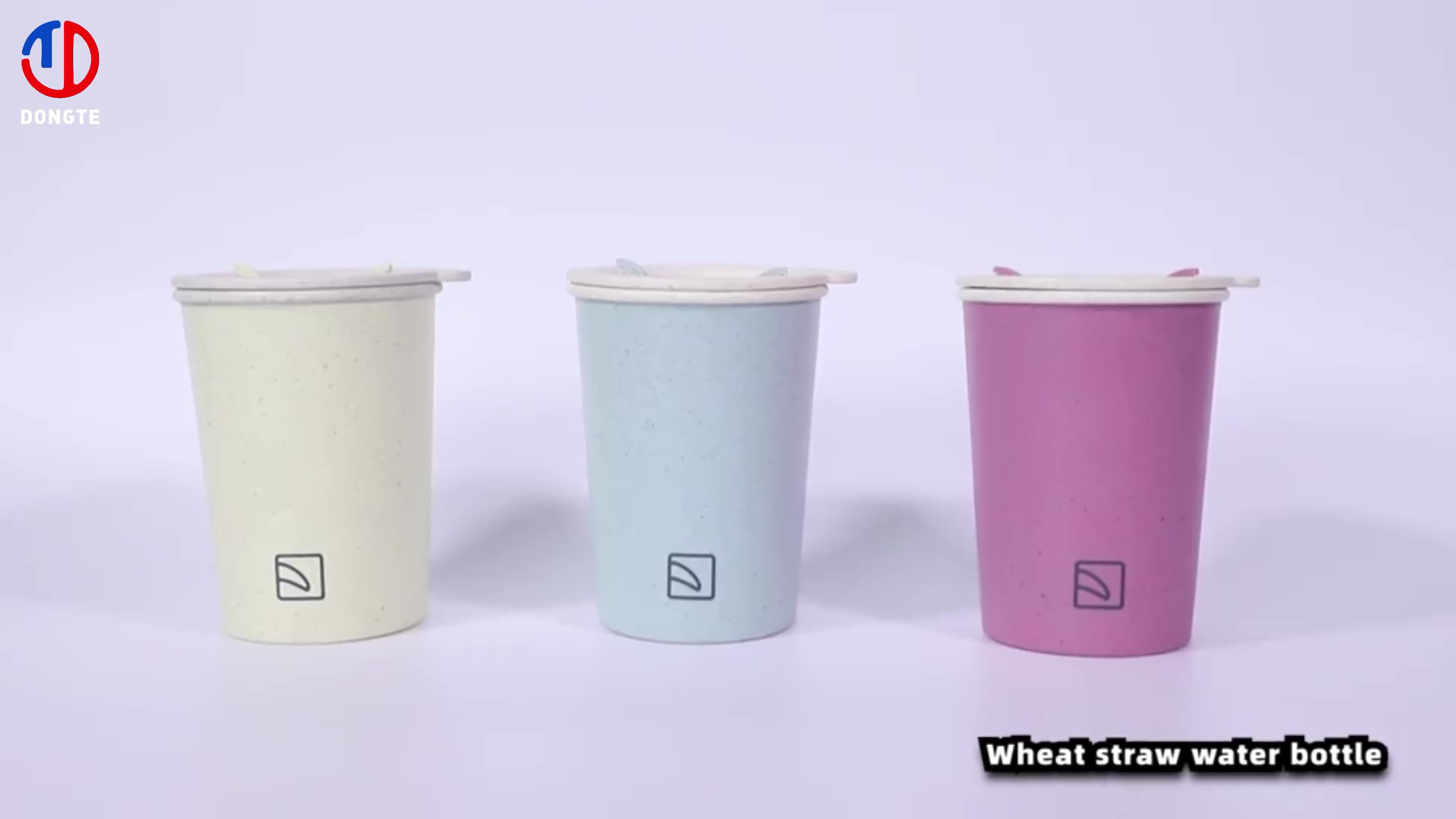 Hot Sale Portable Small Reusable Coffee Cup Eco Friendly Travel Wheat