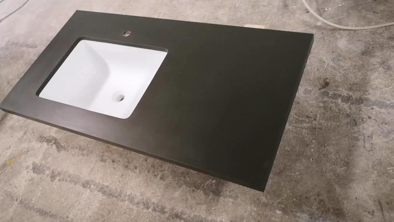 Solid Surface Bathroom Countertops With Built In Sinks Buy Bathroom