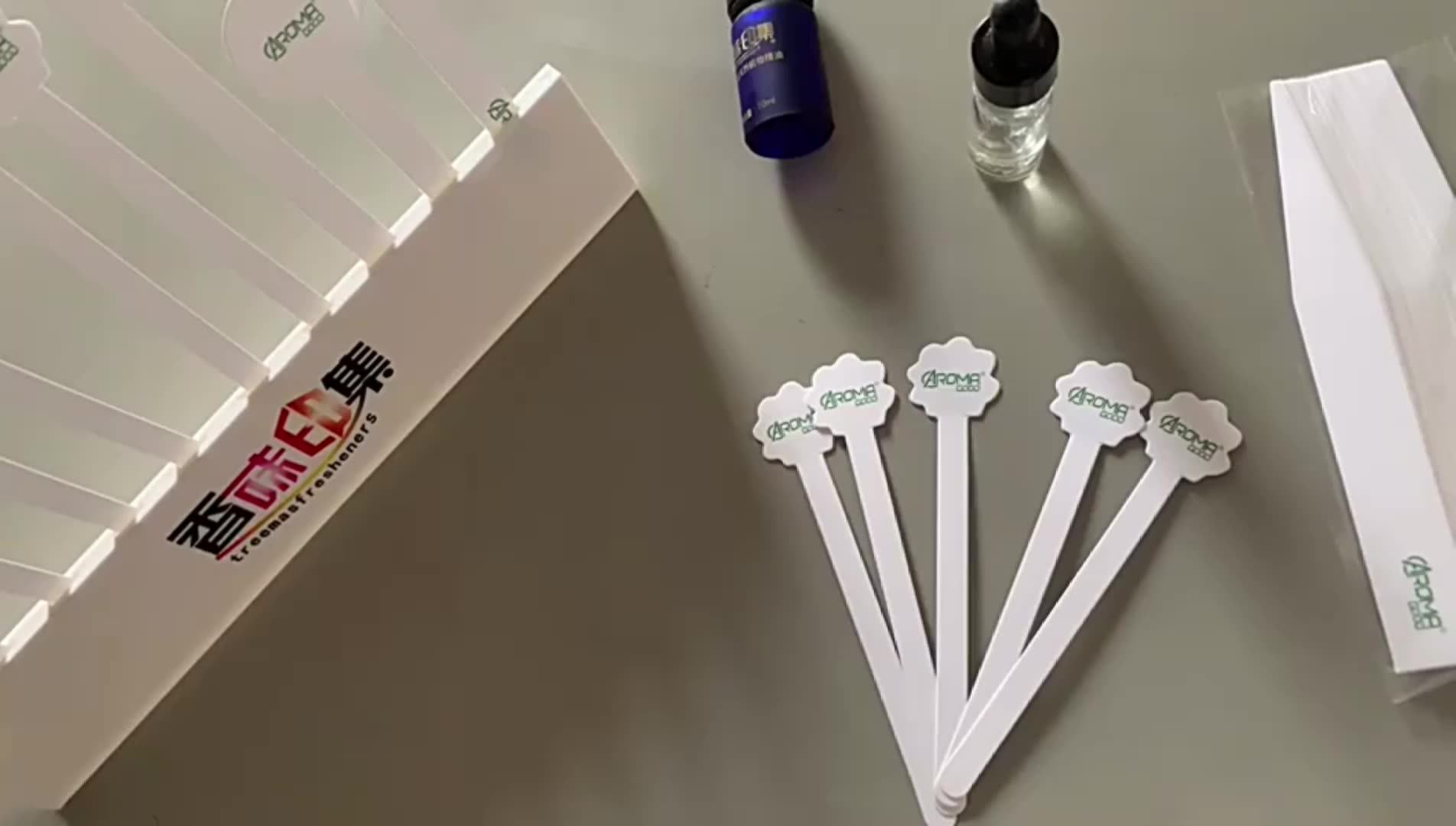Blank Perfume Test Paper Arrow Shape Perfume Blotter Strips Fragrance