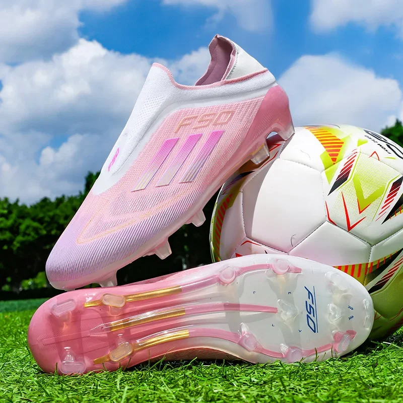 Cross-Border Men's and Women's Adult Football Shoes Men's Low-Top Students and Kidsren's Tf Broken Spike Shoes Ag Long Spike Competition Training Football Shoes