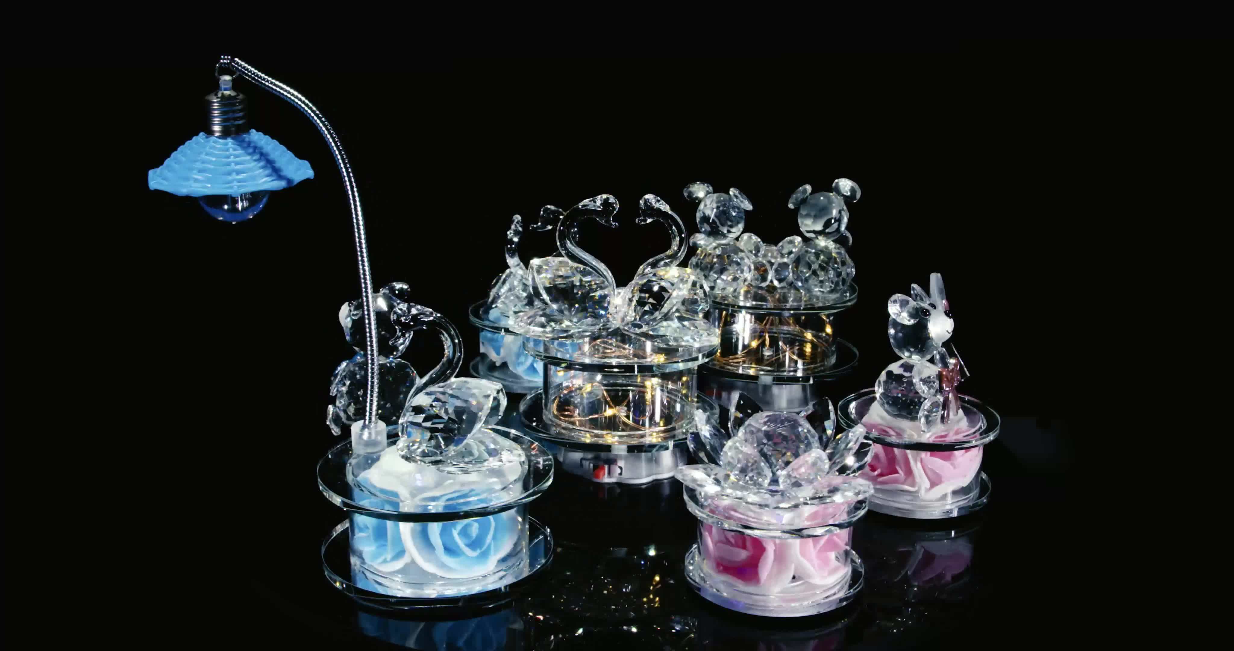 2019 Top Selling Christmas Souvenir Gifts Crystal Angel With Plaque