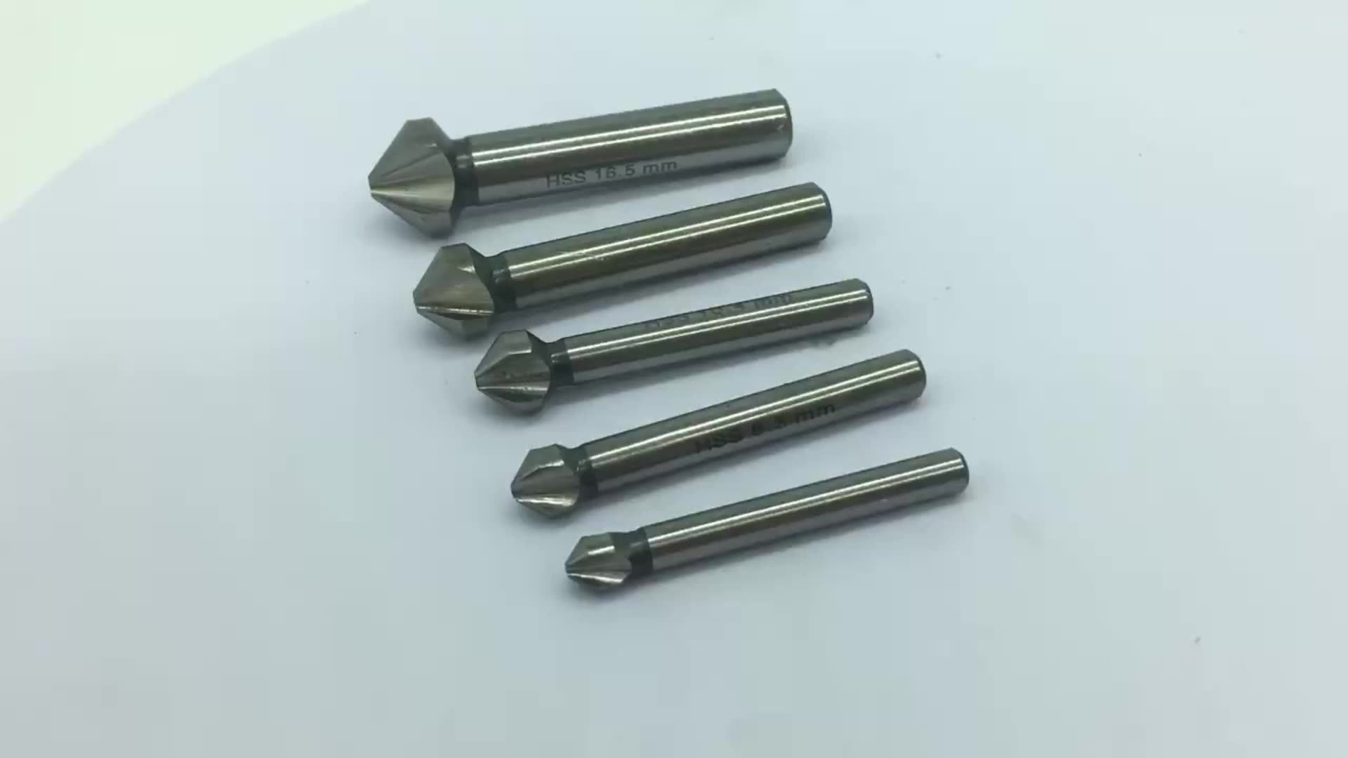 90 Degree Countersink With Cylindrical Shank Cobalt Coating Three