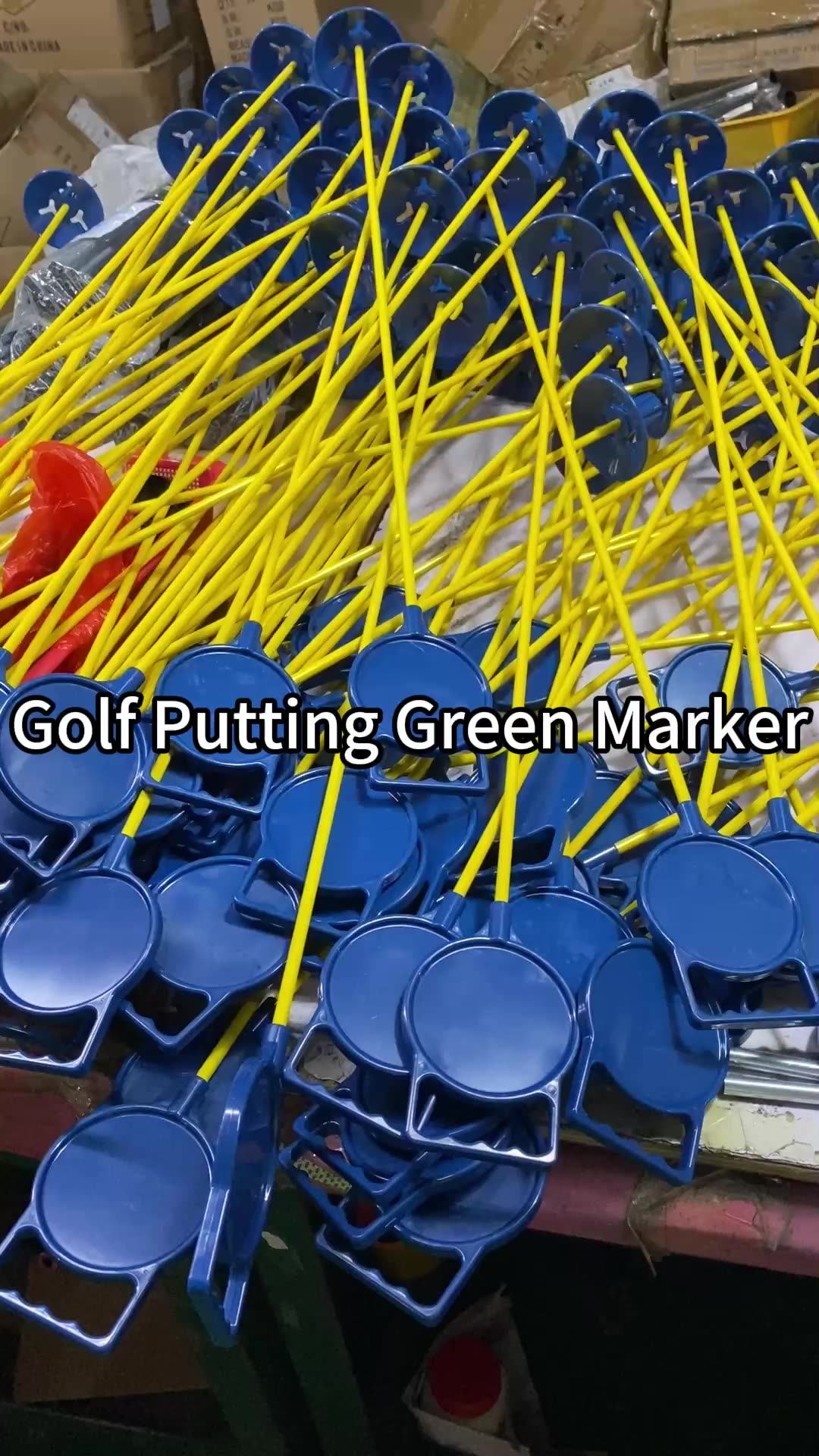 How True Multicolor Plastic Golf Pole Pin Flagpole Golf Cup Flag Poles