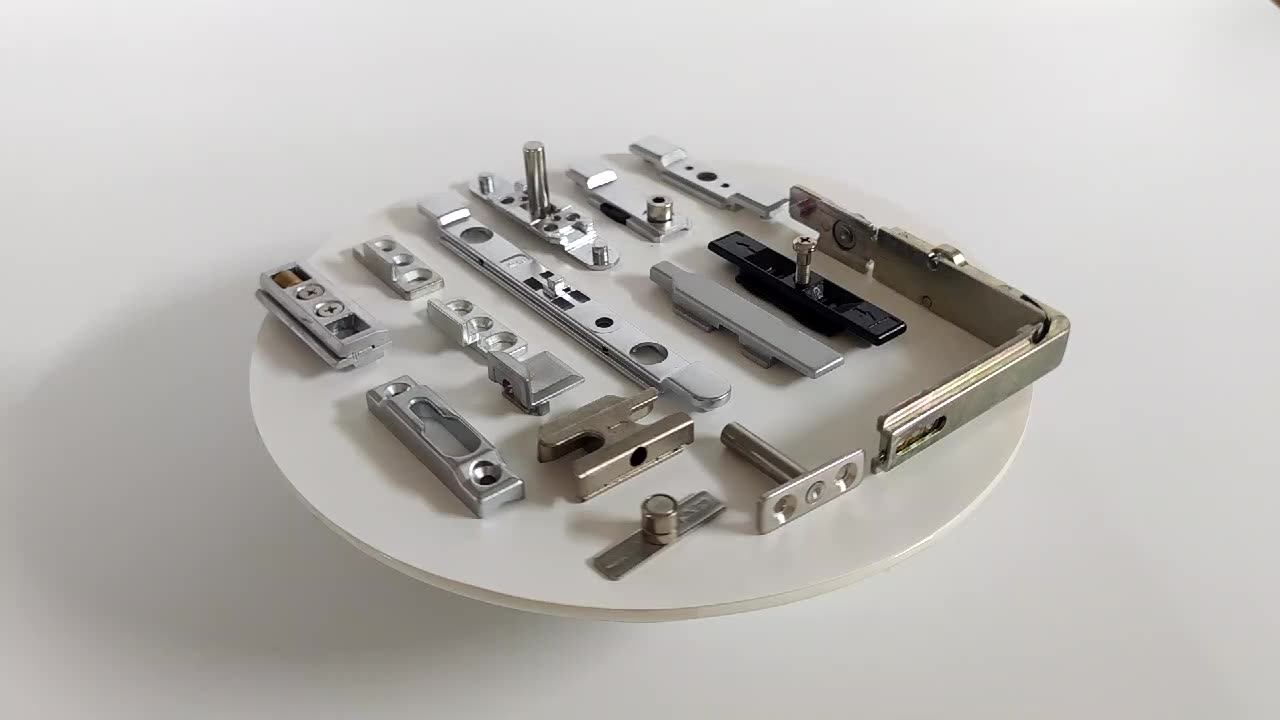 Aluminium European Tilt Turn Window Hardware Zinc Lock Striker Window