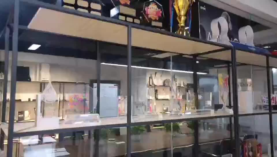 Customize Wood Surface Acrylic Led Wall Clocks With Multi Photo Frame