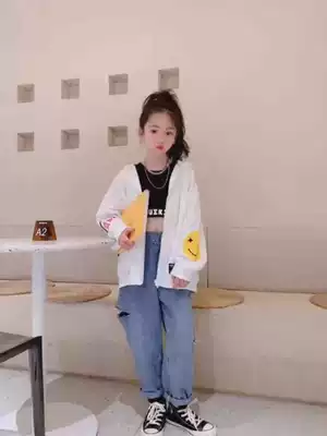 Youmi left Korean children's clothing Boys Girls zipper shirt 2021 spring dress new children's coat Korean hoodie foreign School