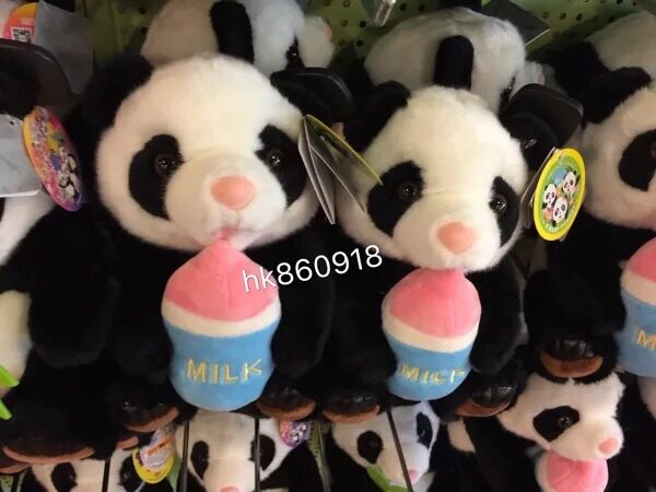 Guangzhou Changlong Hotel embraces bottle Panda BB Domestic 25CM furry doll toys domestic