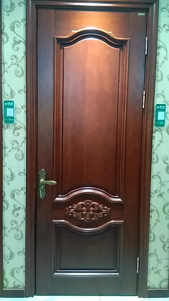 2018 China New Home Front Design In Pakistan Exterior Modern Wood Door