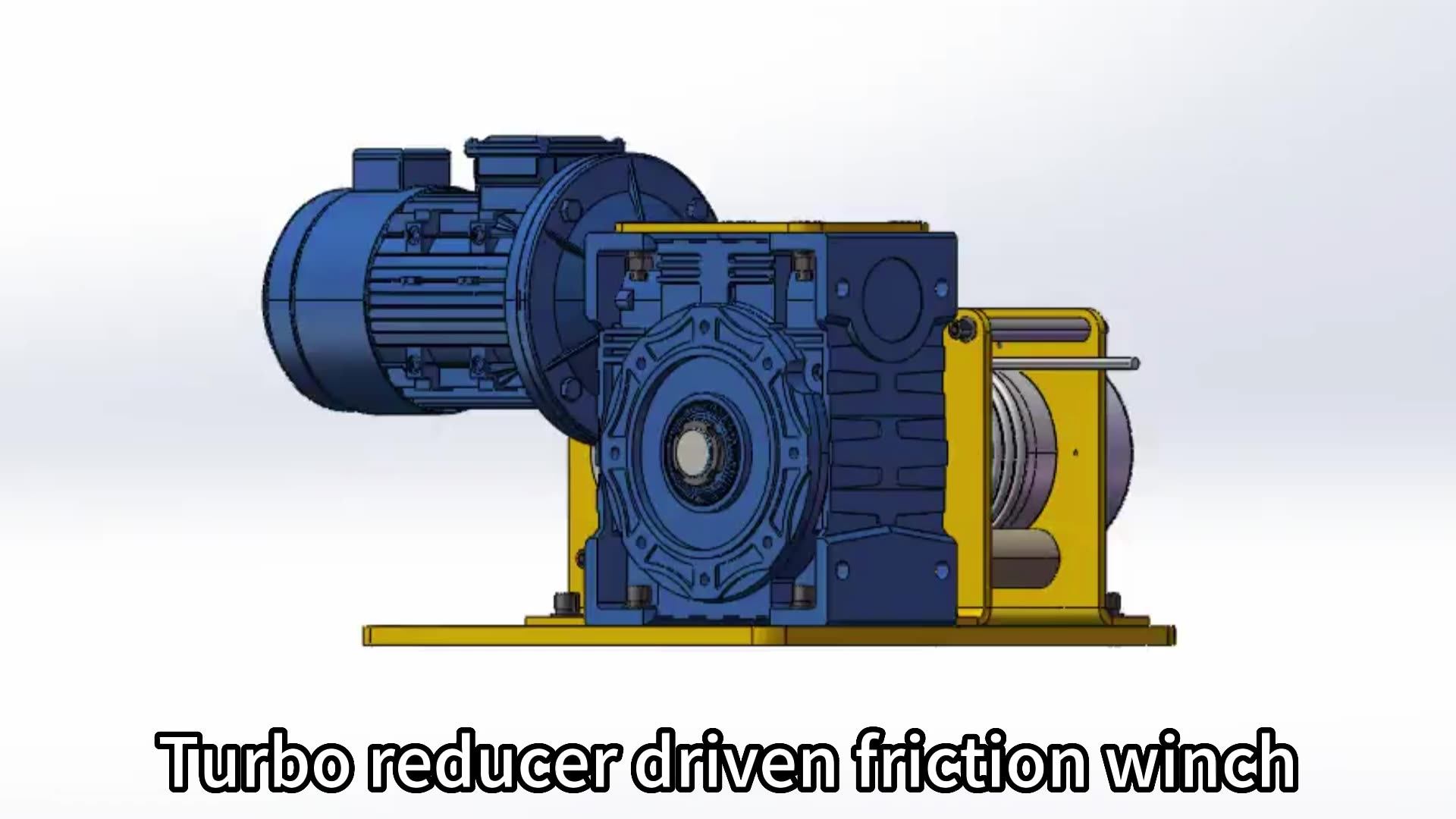 Friction Winch Turbine Type Reducer Drive Traction Stable Reciprocating