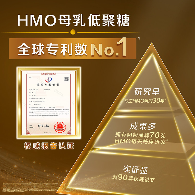 [High-End Flagship Product] Wyeth Qifu Yunchun Infant Formula Milk Powder Stage 3 for 1-3 Years Old + Hmo + A2 Milk Source