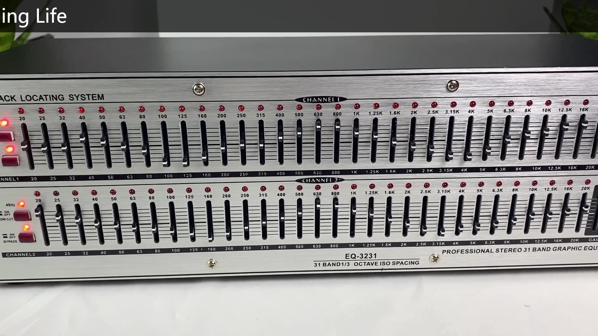 GAX-EQ3231 Dual Channel 31 Band dj equipment Graphic Equalizer