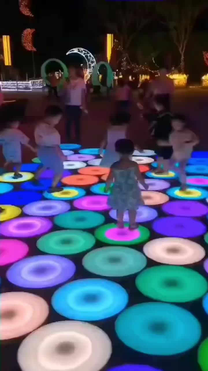 Rgb Touch Color Change Led Brick Light 3d Interactive Led Dance Floor