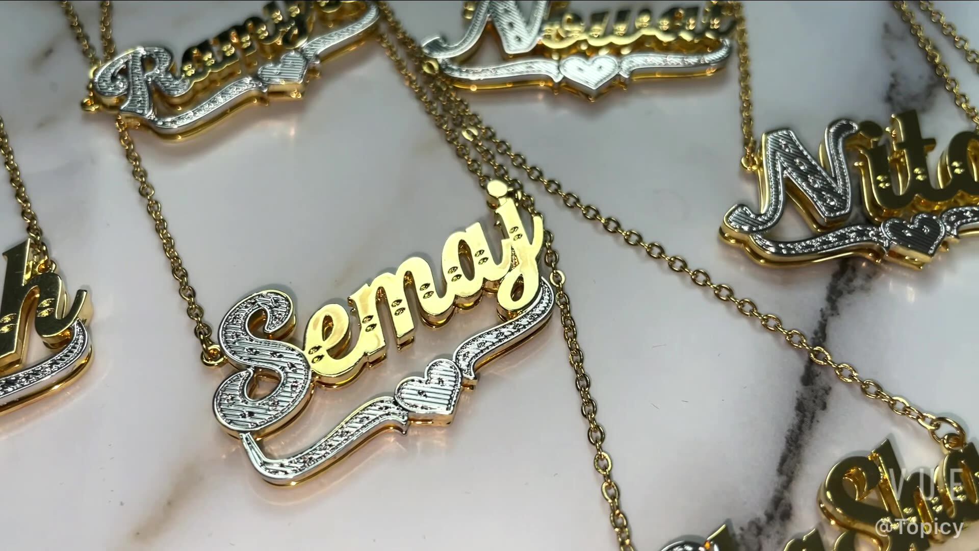Two Tone 18k Gold Silver 3d Custom 
