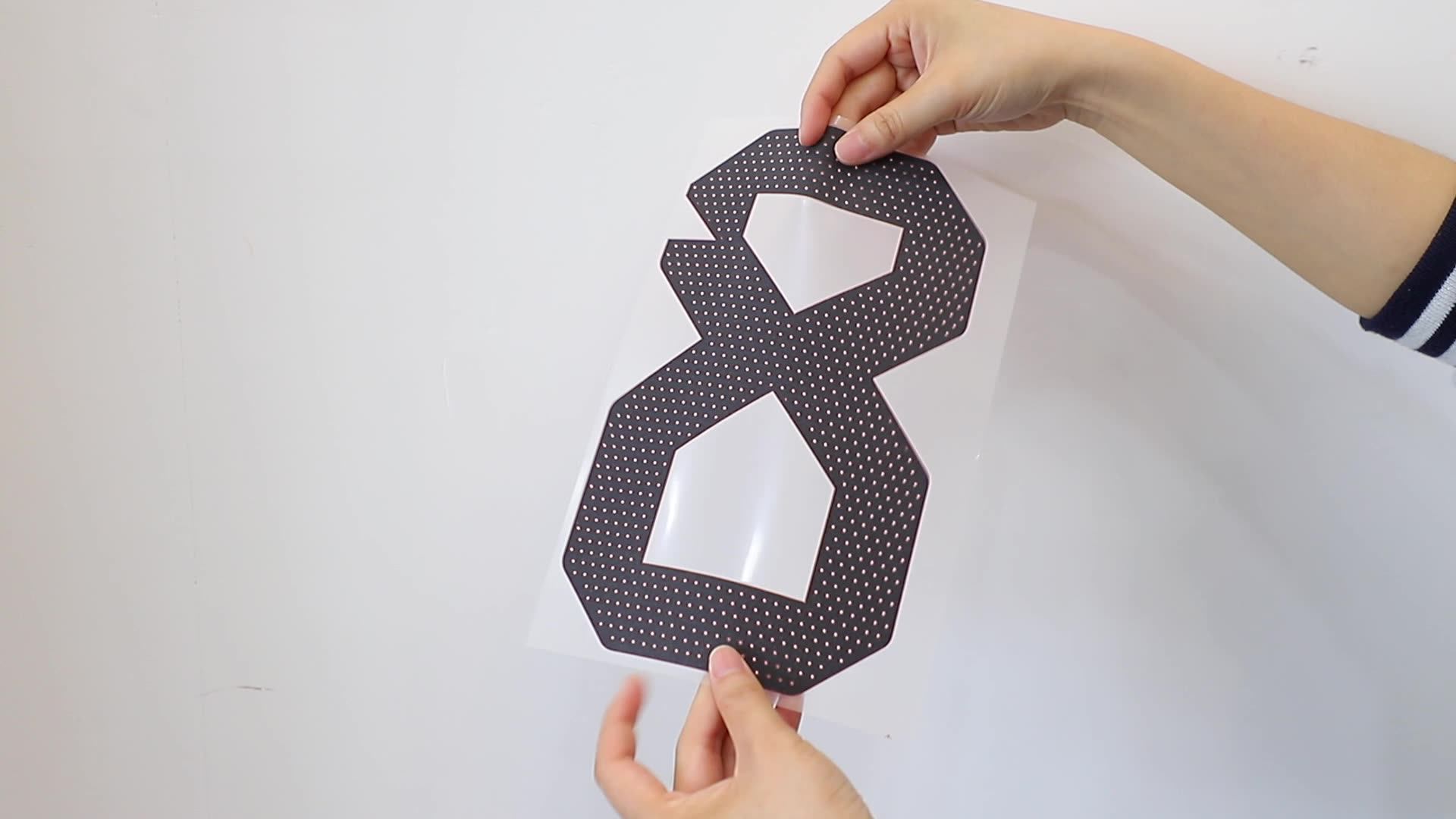 Custom Plastisol Vinyl Logo Heat Transfer Stickers Screenprinted