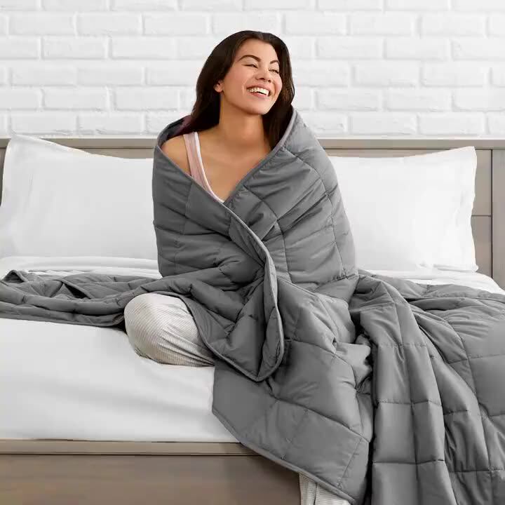 Heavy Thick Throw 15lb Ynm Weighted Blanket For Adults - Buy Weighted