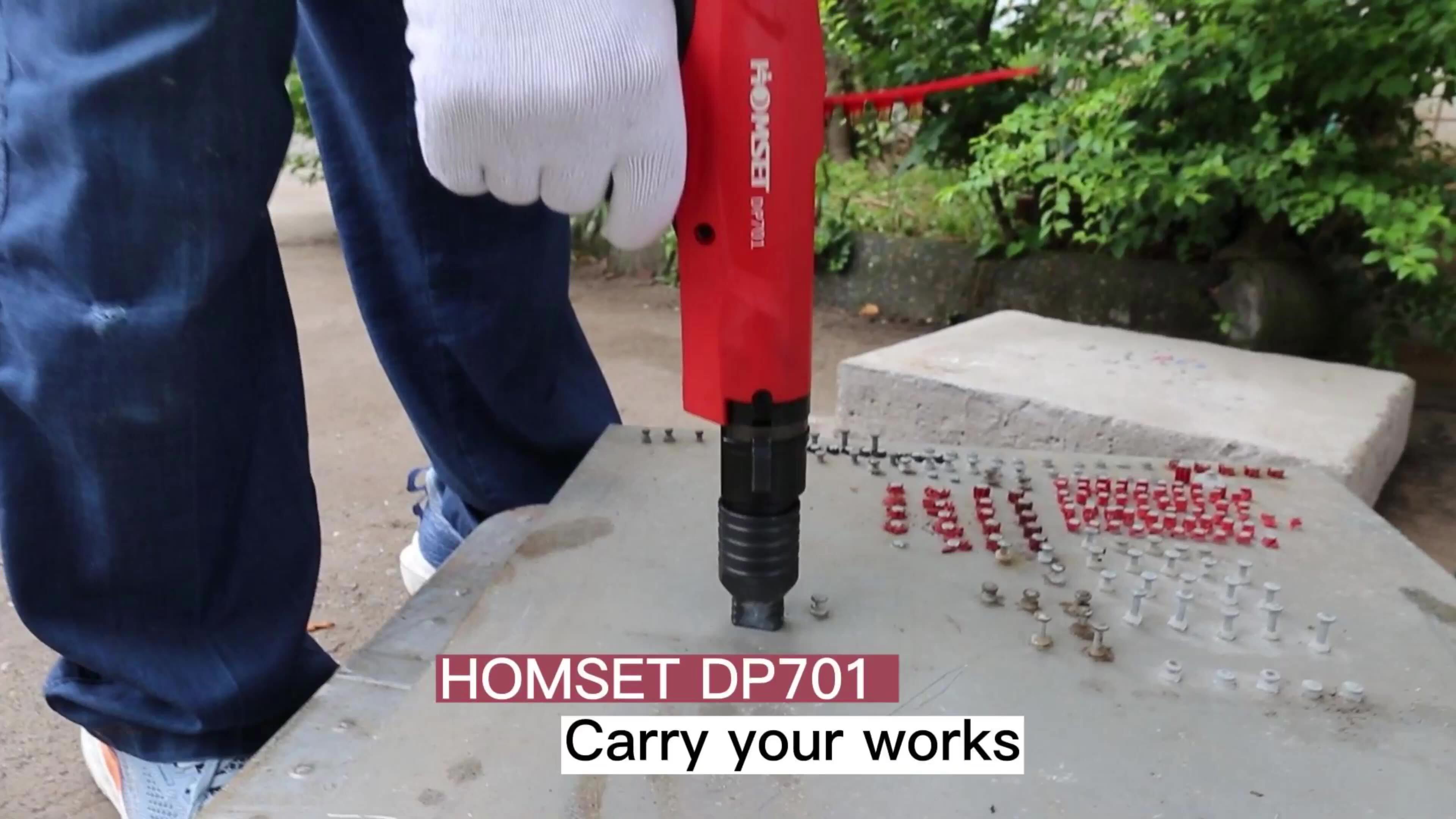 .27 Silent Nail Gun Dp701 Powder Actuated Tool Similar To Hilti Dx2