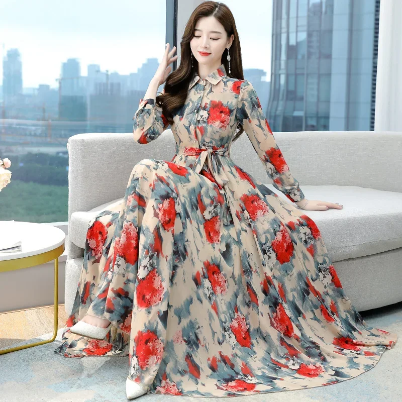 Demi-season elegant dress