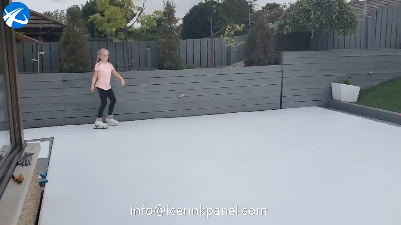 Plastic Ice Skating Rinks / Self Lubricating Synthesis Ice / Outdoor