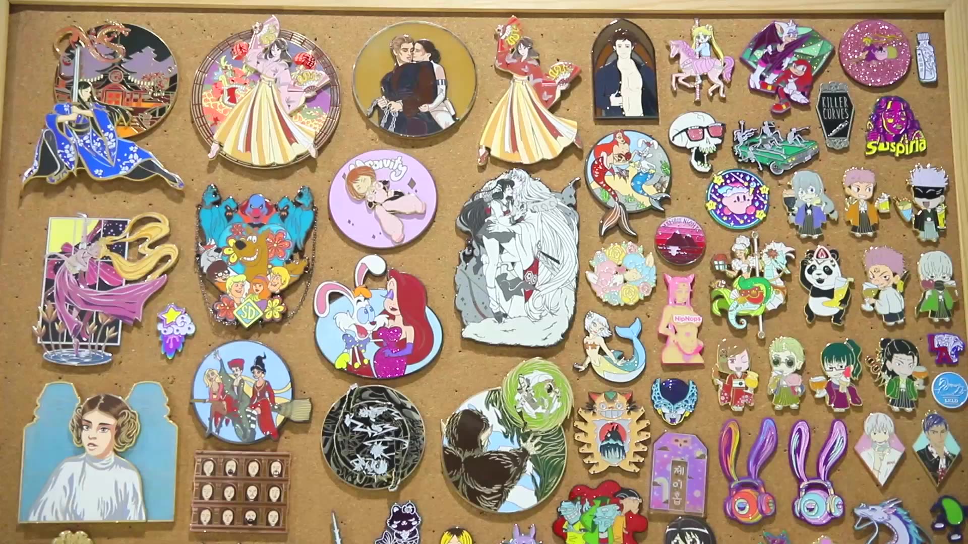 Badge Holder Pin Display, Enamel Pin Board Display