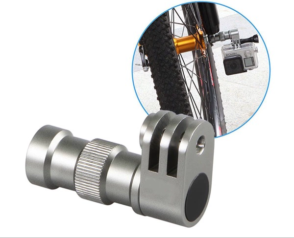 GOPRO trục xe đạp lắp khung hero5 / 4/3 + xe đạp bánh xe khung chuyển động camera - Phụ kiện VideoCam
