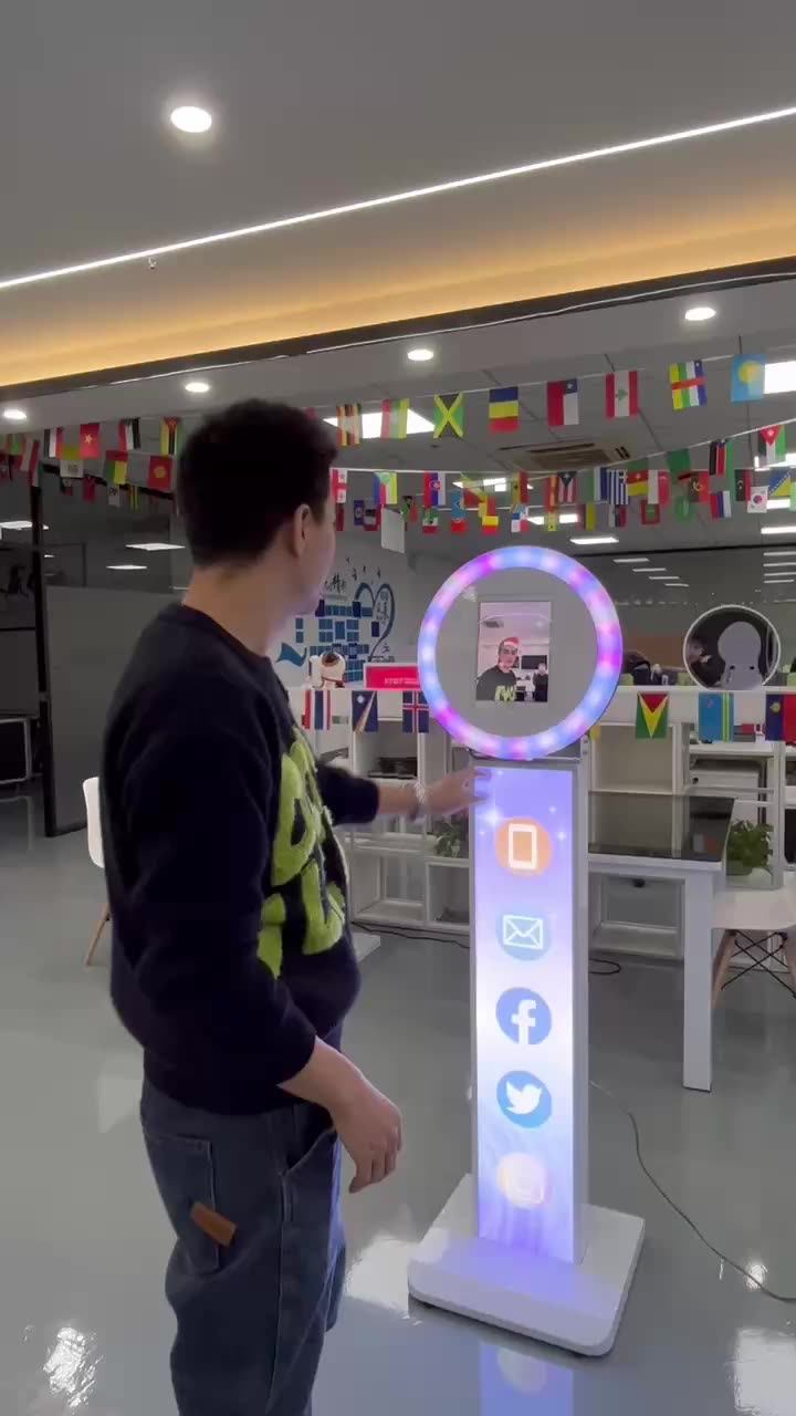 Portable 360 Photo Booth Wedding Or Party Photo Booth Machine Selfie