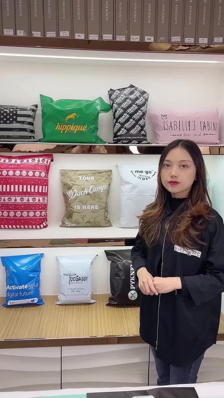 Custom Logo Clothing Packaging Mailing Bags,Polymailer Courier Shipping