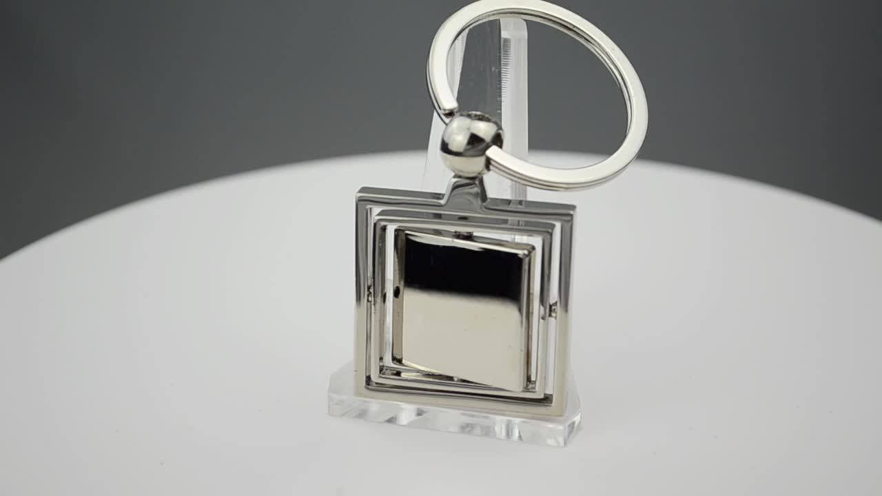 Round Shape Key Ring Holder Steel Detachable Upscale